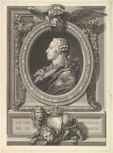 撒丁岛国王维克多·阿玛迪斯三世的肖像，1777年。