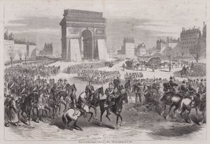普法战争结束后进入巴黎的德国军队 作者 Augustus J. Beck