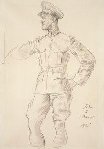 飞机师T.E. 肖的肖像 阿拉伯的劳伦斯，1935年