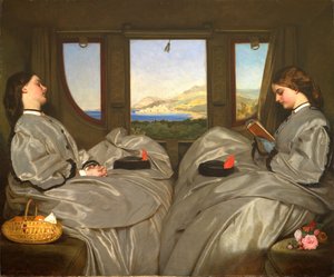 旅行伙伴》，1862年。   作者 奥古斯都·利奥波德蛋
