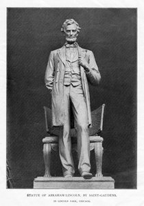 亚伯拉罕·林肯的雕像，林肯公园，芝加哥，1887年