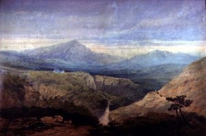 Mawddach河谷：远处的Cader Idris