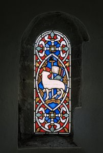 Agnus Dei，上帝的羔羊，1849年（彩色玻璃）