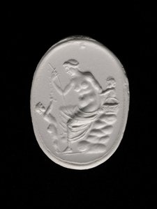 描绘阿佛洛狄忒的环石印象，约公元前100-70年（石膏）。 作者 奥洛斯奥洛斯