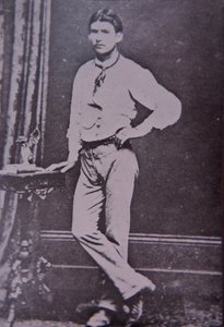 凯利帮成员史蒂夫哈特于 1880 年 6 月 28 日在格伦罗文酒店的大火中丧生（黑白照片）