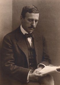 Hugo von Hofmannsthal的肖像，c.1920-21 作者 奥地利摄影师