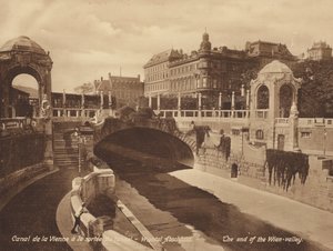 Wien / 维也纳：Wiental Abschluss（黑白照片） 作者 奥地利摄影师