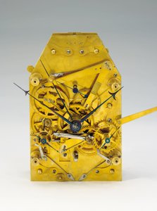 具有时间方程式和完整日历的月度Bodenstanduhr 作者 奥地利学派