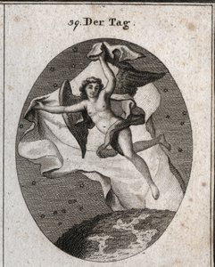 白天飞得很快，用明亮的大面纱隐藏夜晚和星星的寓言。 为绘图员、画家、诗人、学者、教育家等人描绘的“”图像学或来自激情和寓言领域的想法 作者 奥地利学派