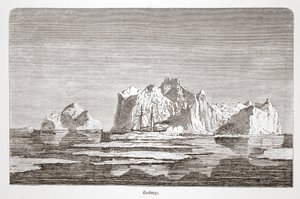 冰山，与Tegetthoff，1876年 作者 奥地利学派