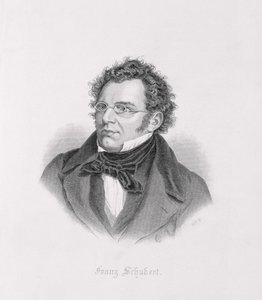 弗朗茨舒伯特的肖像（1768-1827） 作者 奥地利学派