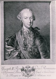 肖像约瑟夫二世（1741-90）德国国王和神圣罗马帝国皇帝，1763年 作者 奥地利学派