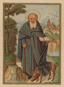 S Antonius (chromolitho) 作者 奥地利学派