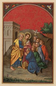 S Petrus et Joannes in Samaria (chromolitho) 作者 奥地利学派