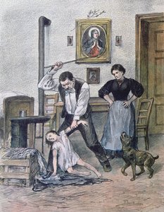 残酷的父亲，1897年 作者 奥地利学派
