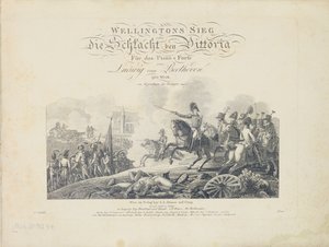 来自Wellingtons Victory，Op。的标题页。 91，由SA Steiner＆Comp。，Vienna出版 作者 奥地利学派