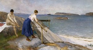 沐浴妇女