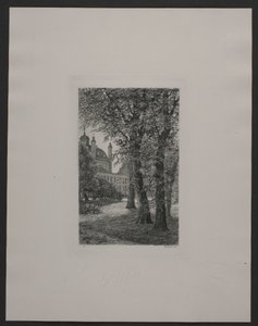 丹麦语  Fra slotsparken