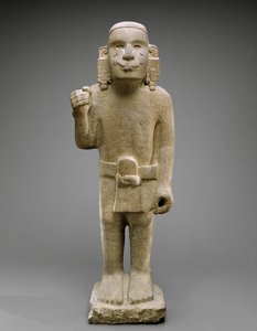 Standard-Bearer，Late Post Classic，1200-1521（火山石）