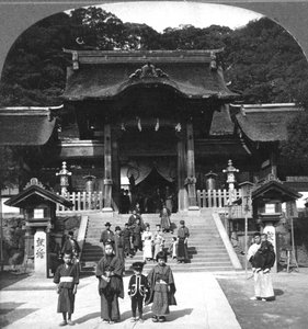 1901年，日本长崎，大须庙。