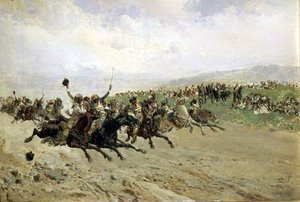 安达卢西亚：19世纪末的一场公平赛马比赛 作者 Baldomero Calopre y Gimenez