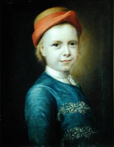 一个男孩的肖像，1741年
