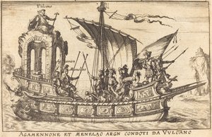 Agamemnon et Menelaus argn condoti da Vulcano