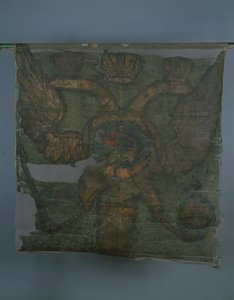 彼得大帝时代的皇家军团旗帜，1700年