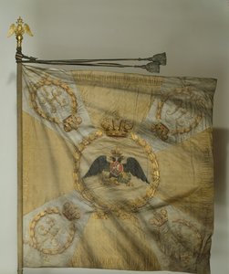 尼古拉斯一世，1830-1840年代步兵团的圣乔治旗