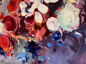 没有浪费的日子，2023（布面油画） 作者 芭芭拉·霍格维根（Barbara Hoogeweegen）