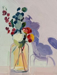 没有虚度的日子，2023 年（布面油画） 作者 芭芭拉·霍格维根（Barbara Hoogeweegen）