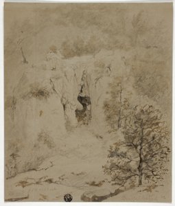 岩石景观 作者 巴伦德·科尼利斯·科克科克（Barend Cornelis Koekkoek）