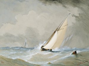 米兰达在威风根轻型船上工作 -  1880年奥斯坦德