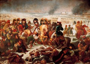 Napoleon I on the battlefield of Eylau on 9/02/1807. 1808 (oil on canvas)