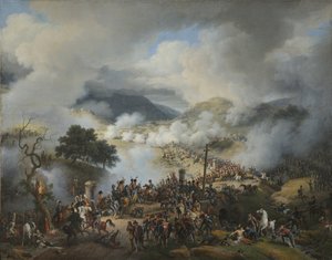 法语：Bataille du col de Somo Sierra en Castille, le 30 novembre 1808 索莫山战役，1808 年 11 月 30 日