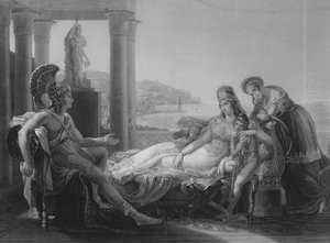 Aeneas and Dido (engraving) 作者 皮埃尔·纳西塞男爵（后）格林