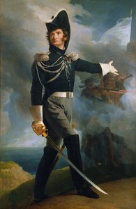 Louis du Vergier的肖像，1819年