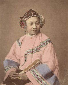 Lanxchow的女孩，1870年代。 作者 雷蒙德·冯·斯蒂夫男爵