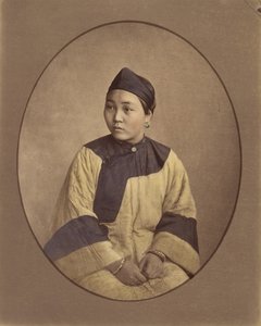 Lanxchow的女孩，1870年代。 作者 雷蒙德·冯·斯蒂夫男爵