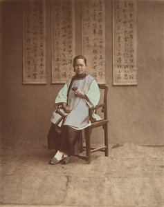 来自上海的女孩，19世纪70年代。 作者 雷蒙德·冯·斯蒂夫男爵