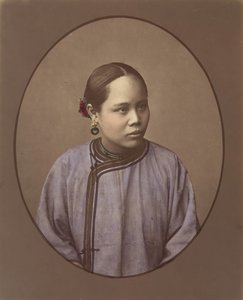 来自上海的女孩，19世纪70年代。 作者 雷蒙德·冯·斯蒂夫男爵
