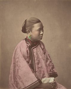 来自上海的女孩，19世纪70年代。 作者 雷蒙德·冯·斯蒂夫男爵