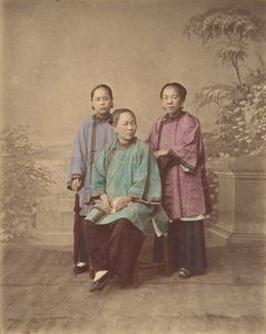 上海的女孩，19世纪70年代。 作者 雷蒙德·冯·斯蒂夫男爵