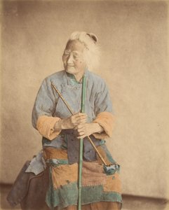 Vielle mendiant, 1870年代。 作者 雷蒙德·冯·斯蒂夫男爵
