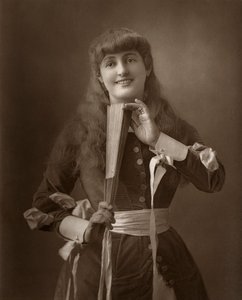 英国女演员爱丽丝·阿瑟顿（Alice Atherton），1886年在奥利弗·格兰布尔（Oliver Grumble）中 作者 巴罗德