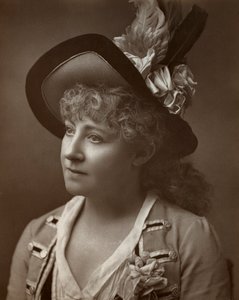 莉迪亚·汤普森（Lydia Thompson），英国舞者，演员和舞台剧制作人，1886年 作者 巴罗德
