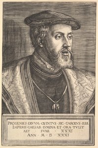 查理五世（Charles V）皇帝，十六世纪。 作者 巴瑟尔·贝汉姆