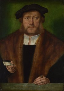 一个男人的肖像，大约1533-1534年