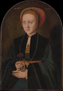 一个女人的画像，1533年。