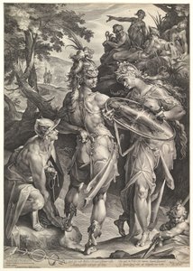 密涅瓦和墨丘利为珀尔修斯武装，1604年